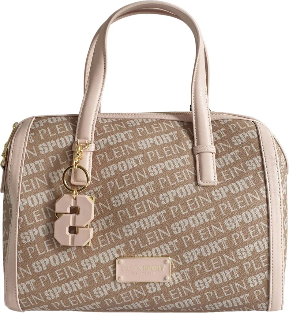 Sac à main Plein Sport chic et sportif en similicuir taupe pour femme