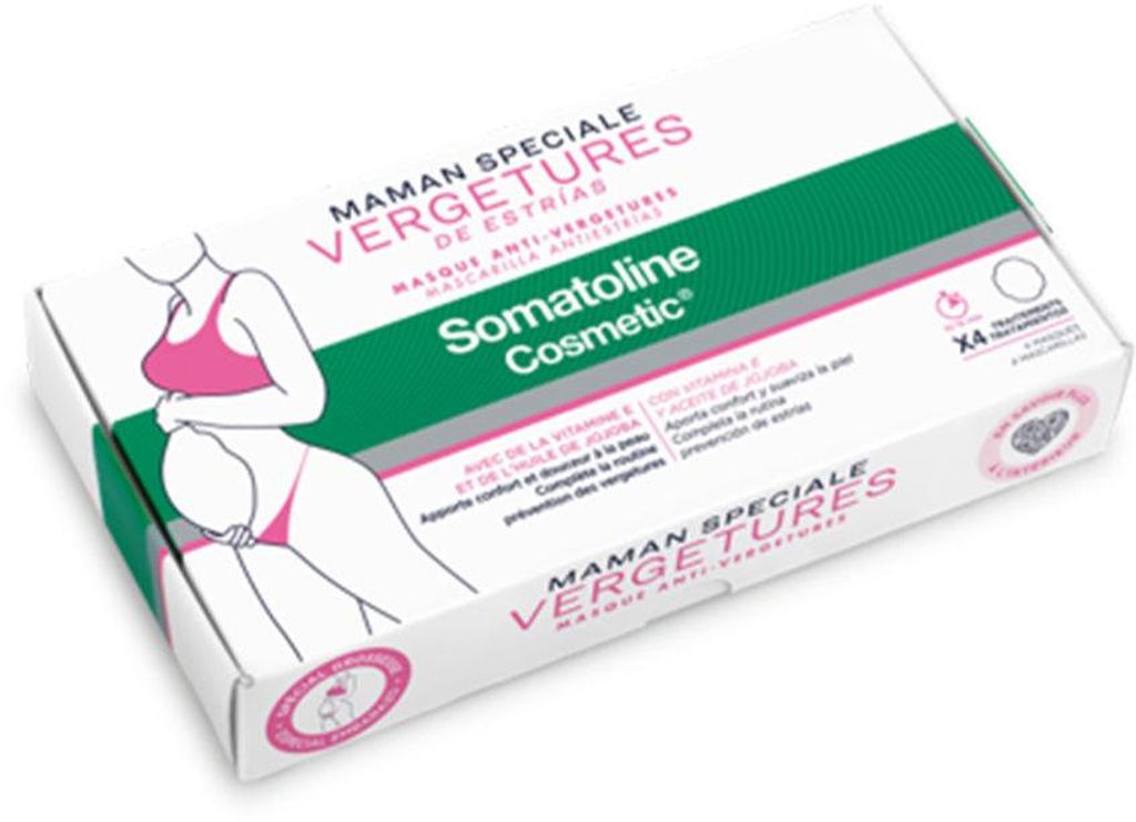 ANTI-STREKMERKEN Gezichtmasker, 4 stuks Productafbeelding 
