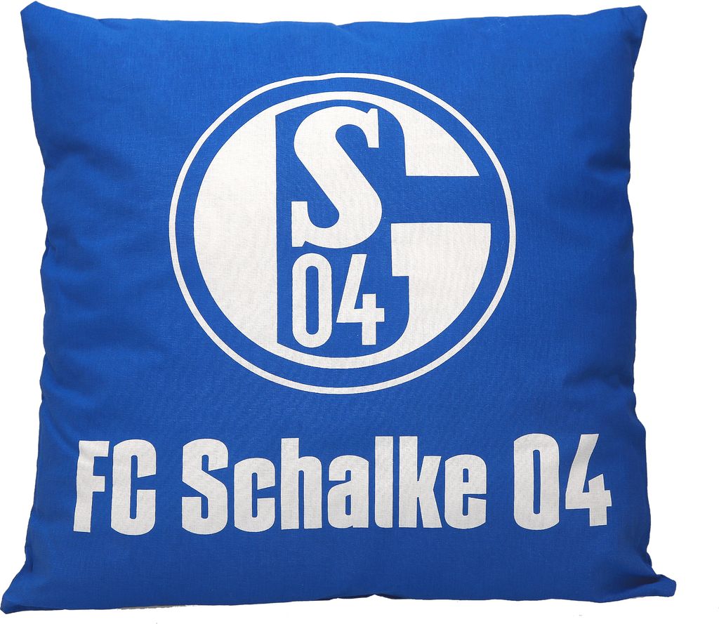 FC Schalke 04 Kissen Signet 38x38cm Produktbild 