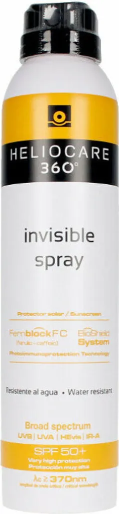 Heliocare 360 Invisible SPF 50+ Spray solaire invisible 200 ml