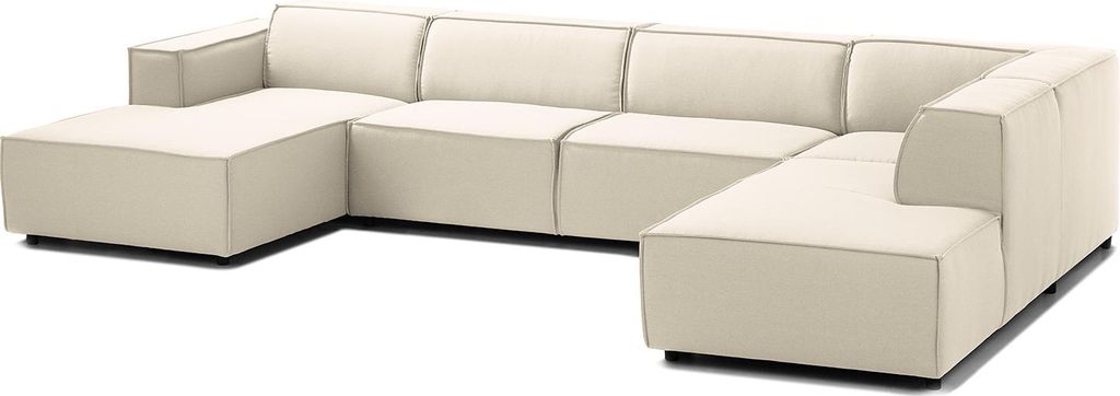 WOHNLANDSCHAFT mit Longchair & Ottomane