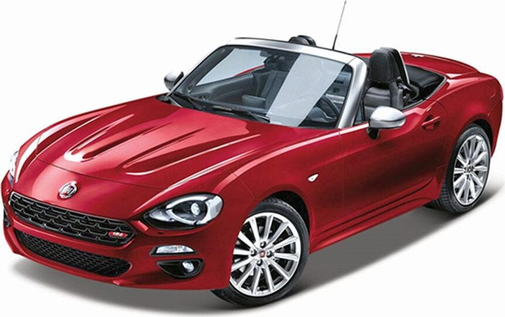 Bburago 1:24 Fiat 124 Spider czerwony 18-21083 Zdjęcie produktu 