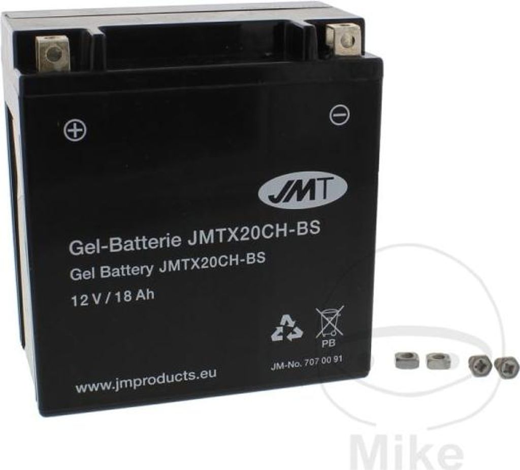 Akumulator żelowy JMT YTX20CH-BS 12 V 18 Ah 270 A 151 x 87 Zdjęcie produktu 