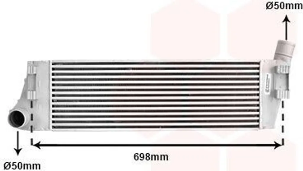Refroidisseur d'air pour moteur turbo Renault | Réparation 1710-3587