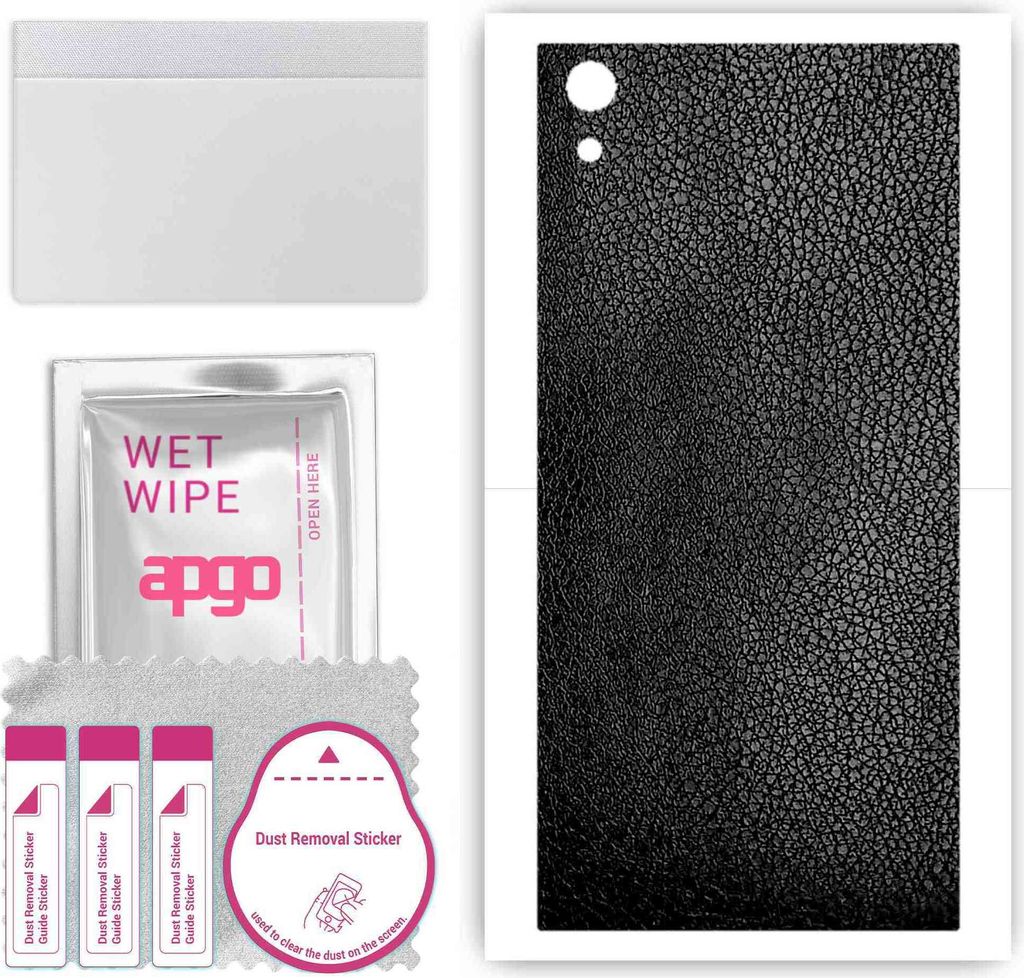 apgo Rückseite Schutzfolie, Skin, kompatibel mit Sony Xperia XA1 Ultra, Hinten Displayschutzfolie aus Vinylfolie, kratzfest, einfache Montage - Sc...
