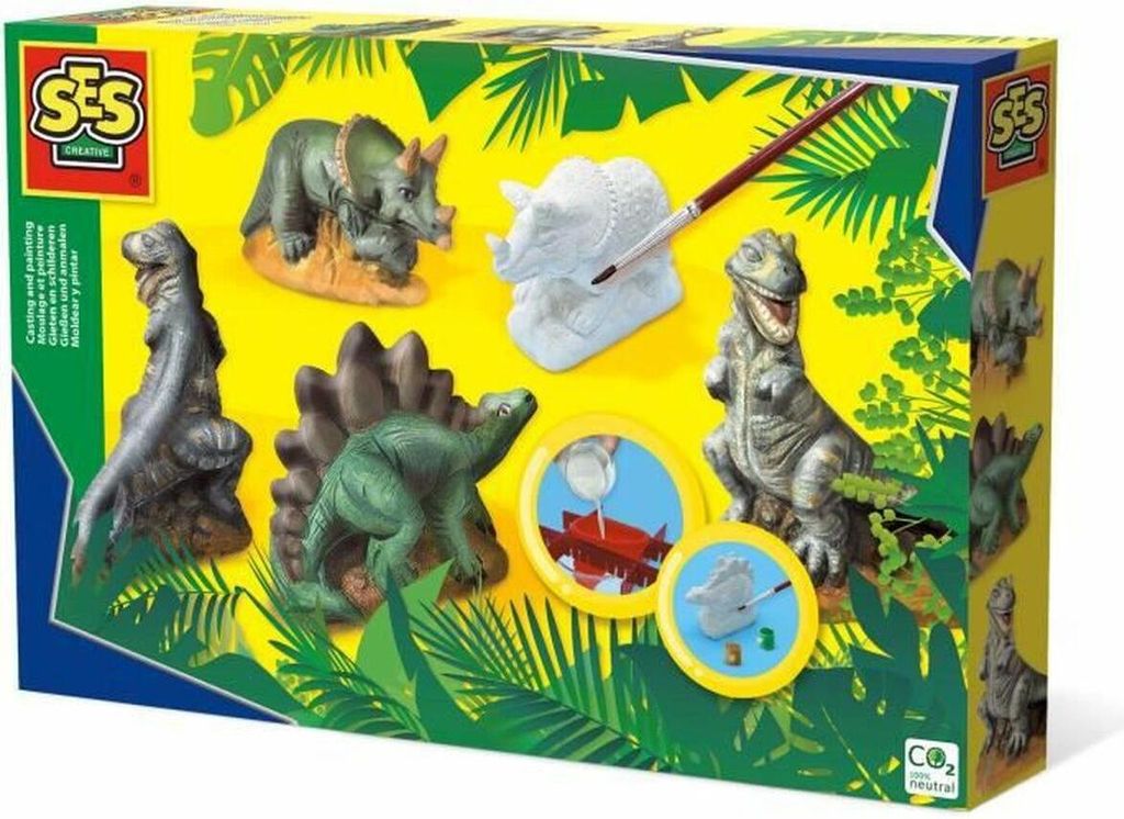 SES Creative Casting et peinture - Dinosaures Image du produit 
