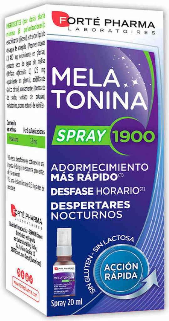Forté Pharma Melatonina Spray 1900 20ml