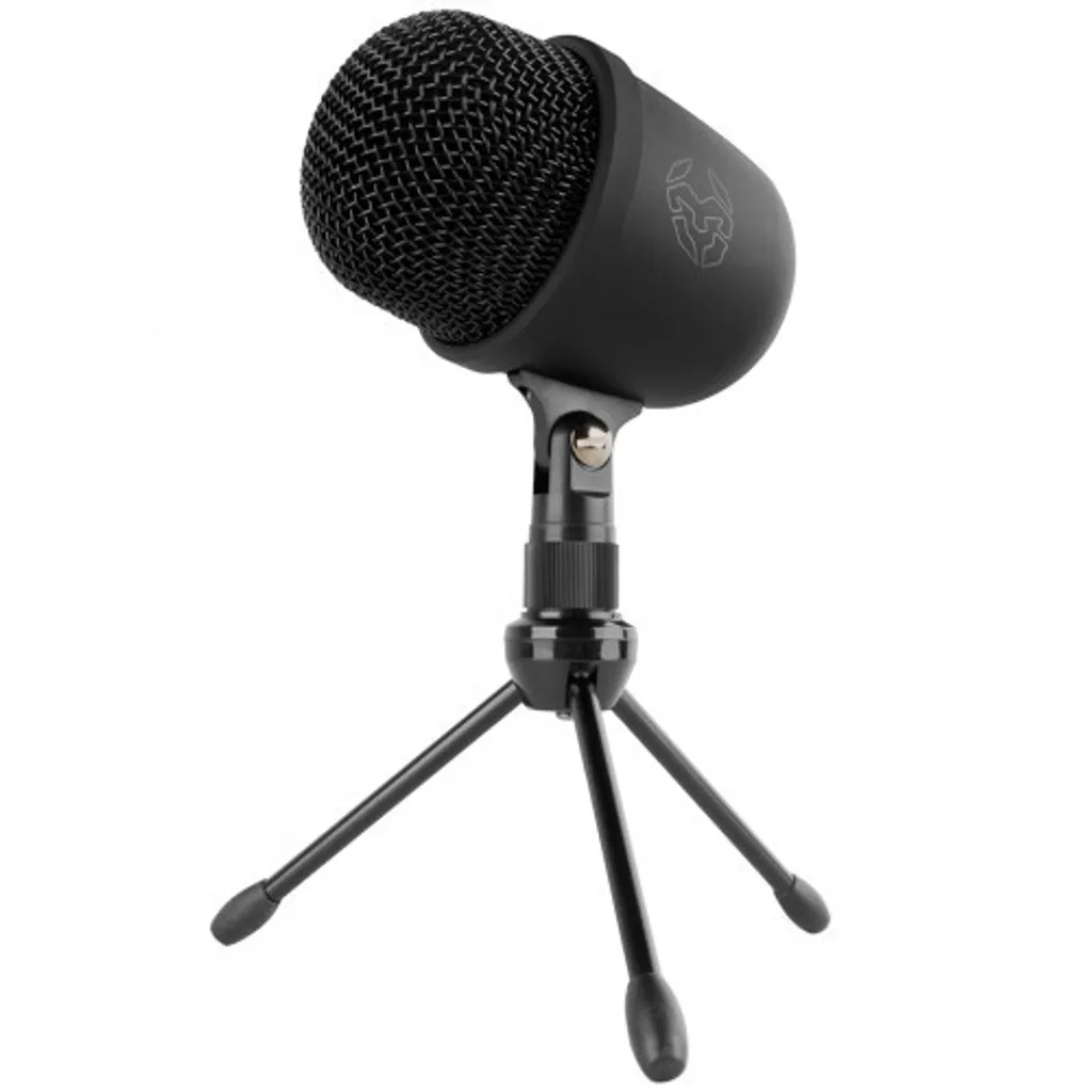 Microphone pour PC avec Bouton Mute Intégré Krom Kimu Pro Noir