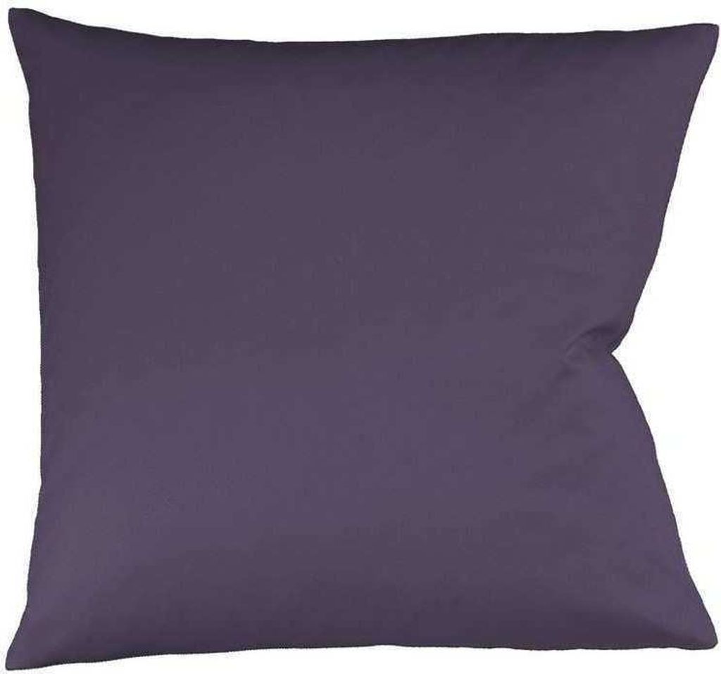 Fleuresse Mako-Satin-Kissenbezug uni colours lavendel 6062