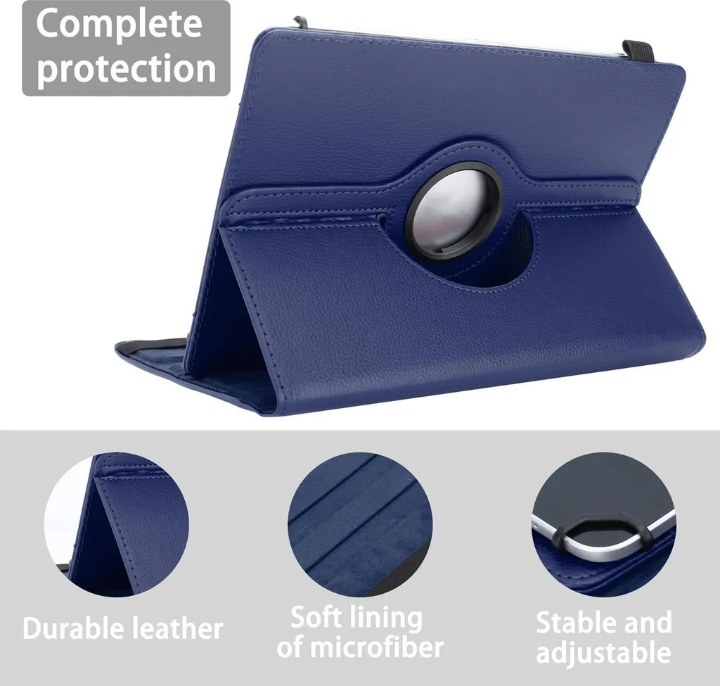 Custodia Protettiva Asus ZenPad 8.0 Cadorabo Blu | Finitura 360° - 5