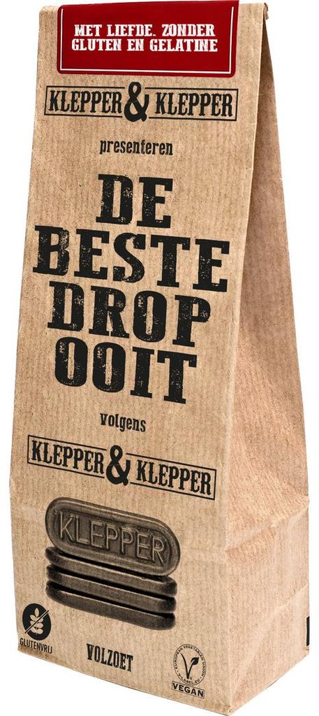 Klepper&Klepper De Beste Drop Ooit Volzoet (200 gr) Productafbeelding 