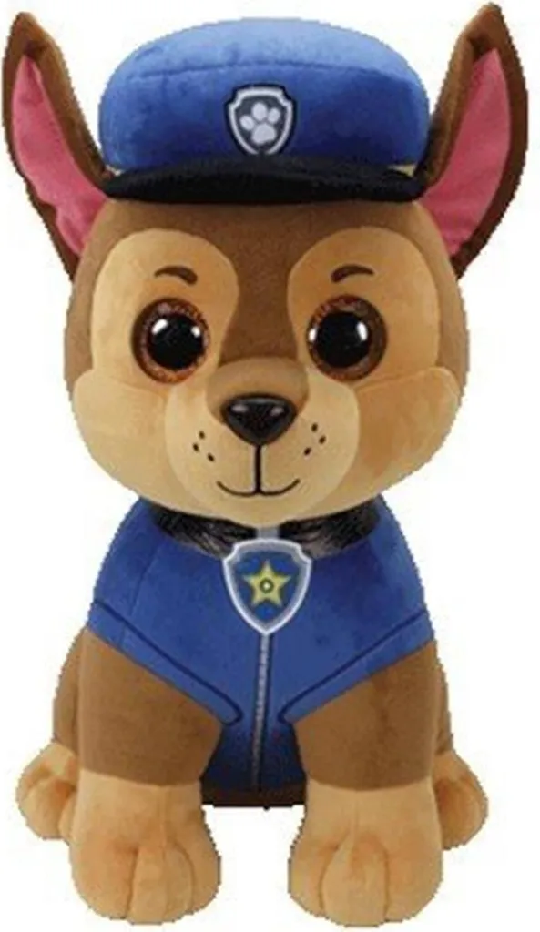 Doudou Chase Pat' Patrouille TY Beanie Boos - Peluche Douce pour Enfant