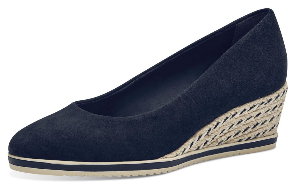 Damen Keilpumps navy blau TAMARIS von Größe 36 bis 41 Produktbild 