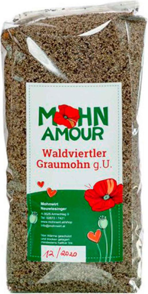 Waldviertler Graumohn gU 250 g – ungemahlen, ideal zum Produktbild 