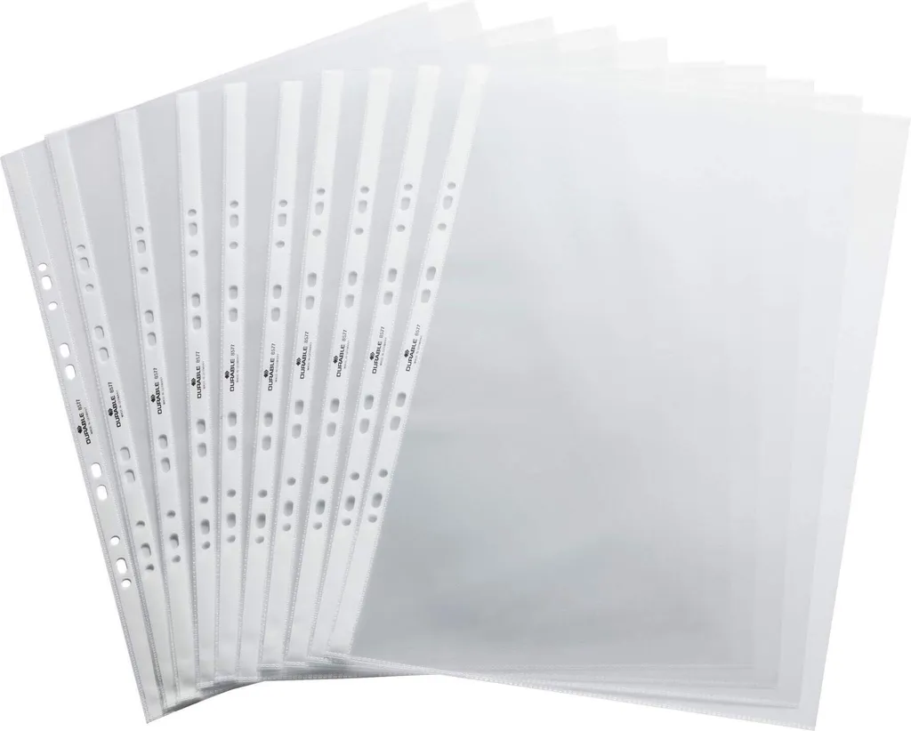 Ricambi Originali DURABLE 857719 - 10 Buste Trasparenti A3 Orizzontale