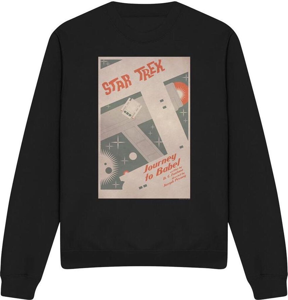 Star Trek - "The Original Series Episode 39" Sweatshirt für Herren/Damen Uni TV11586 (M) (Schwarz)
