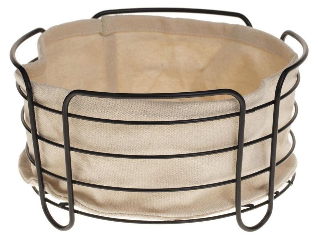 Lebensmittelkorb Brotkorb Ø 20 cm beige Produktbild 