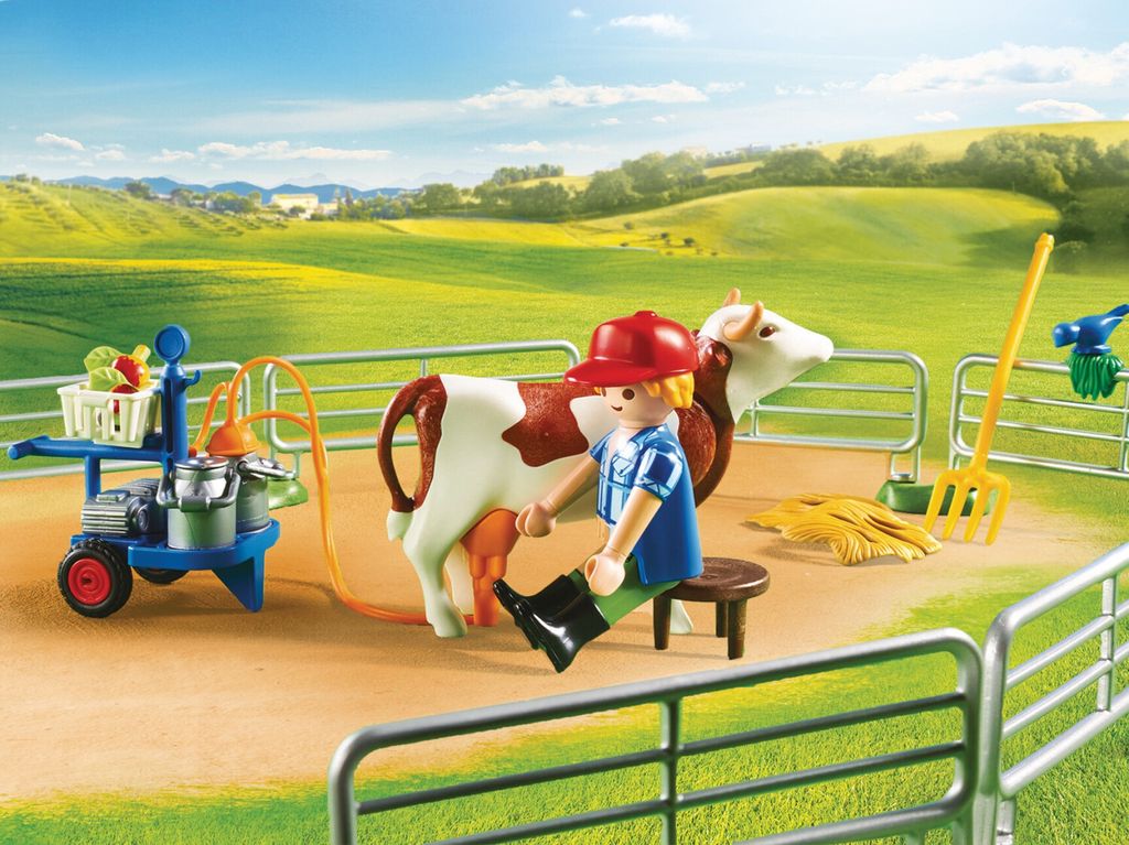 PLAYMOBIL 70132 Bauernhof mit Silo Produktbild 9