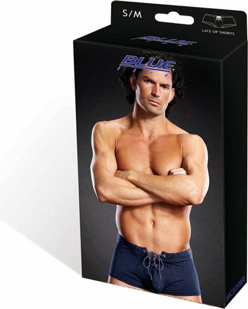 Blue Line Microfiber Lace-Up Trunk Blau S/ M