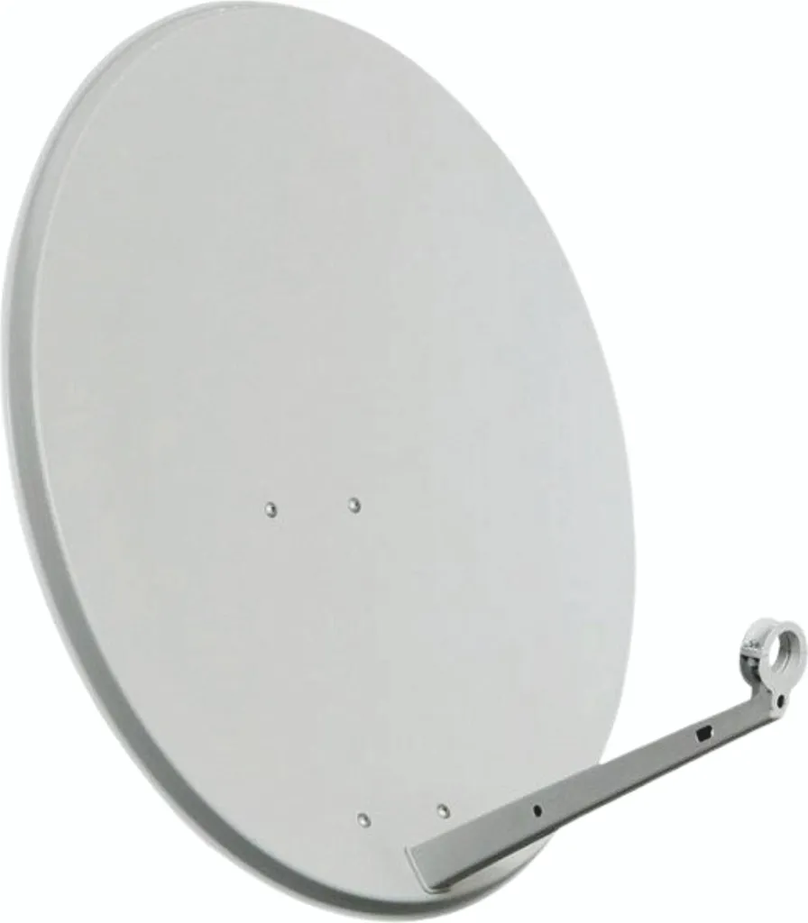 Parabole Satellite 80cm en Acier Gris Clair RED OPTICUM Modèle X80 SAT