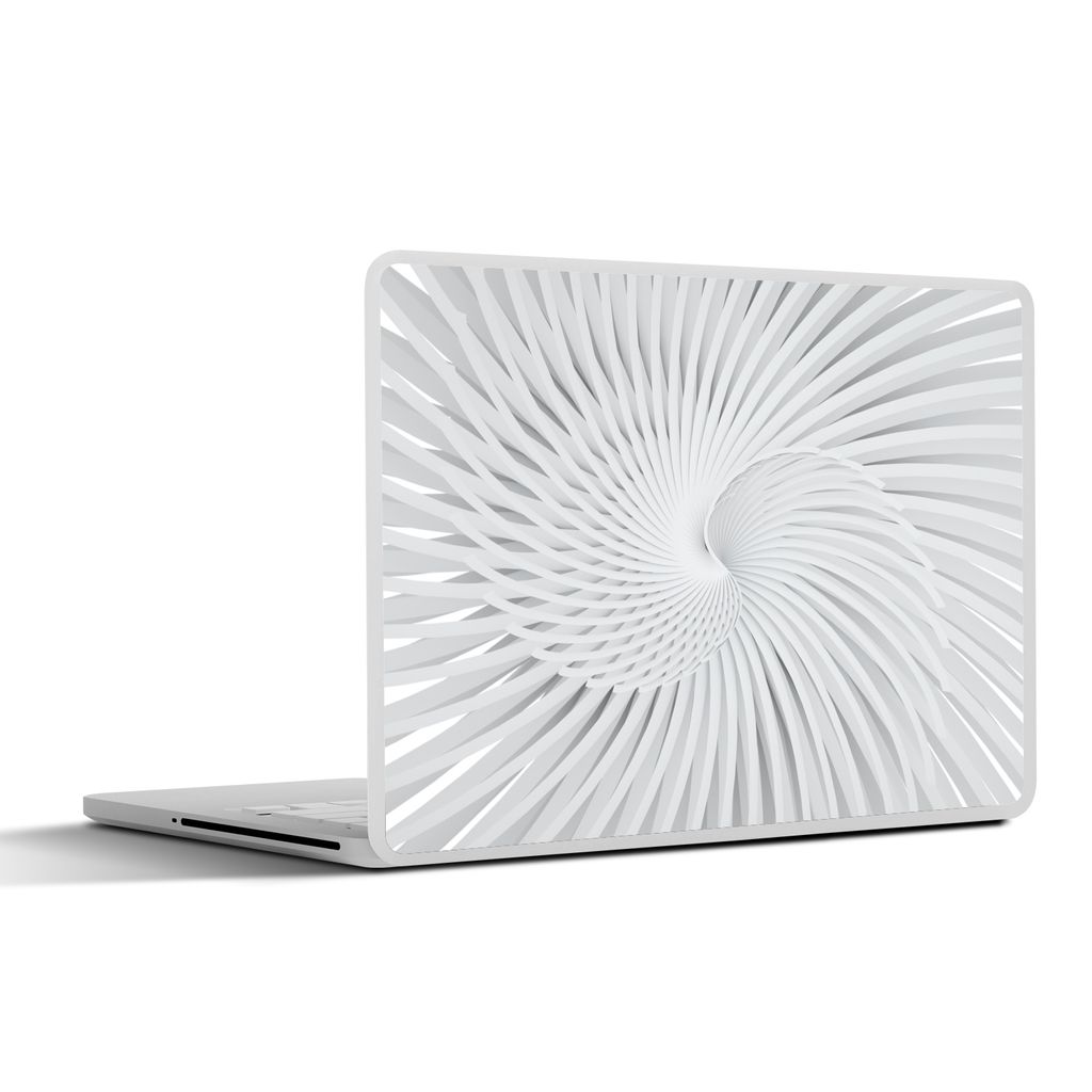 MuchoWow Laptop Aufkleber Sticker Cover Hintergrund - Formulare - Spirale 30x21 cm - Sticker für Laptop - Selbstklebend