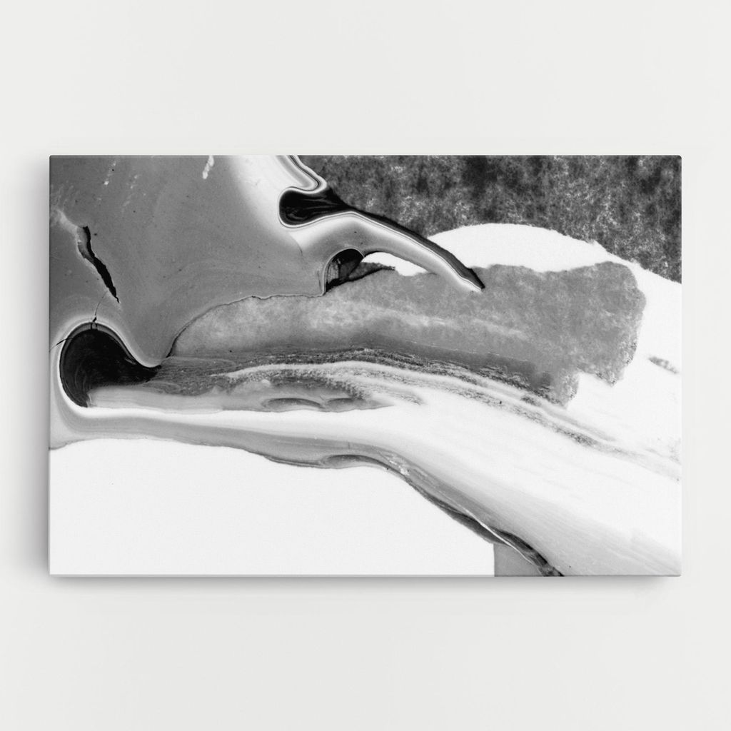 ARTHUB Leinwandbild 70x100 cm, White Acrylic Painting | Wohnzimmerdekoration, Hängende Bilder, Wanddekoration, Heimdekoration, Abstrakte, Abstra...