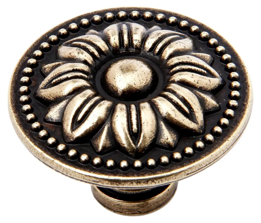 Bouton de Meuble Cuisine et Commode - Style Vintage Bronze - Set de 5