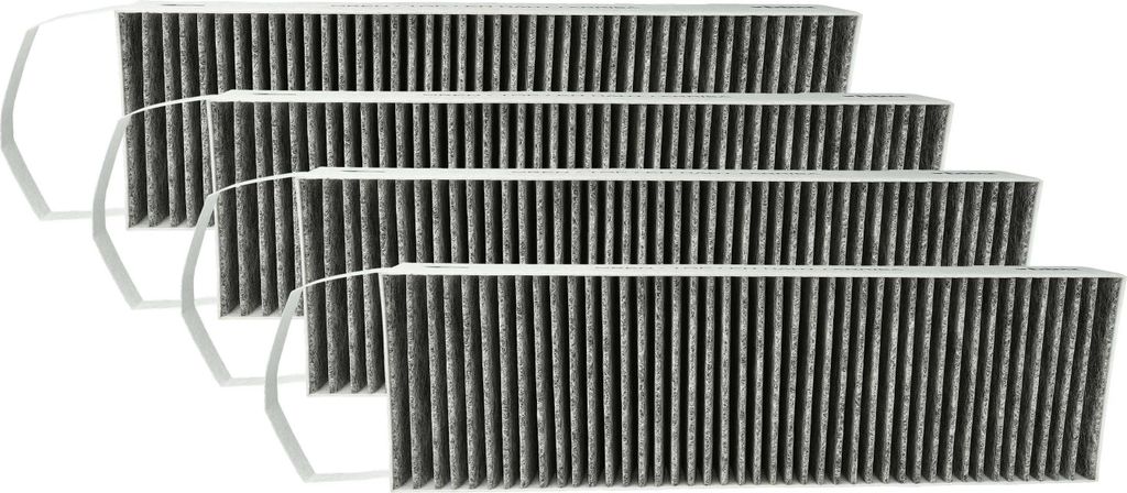 vhbw 4x Aktivkohlefilter kompatibel mit Bora S Pure, Pure, PUXU, M Pure, X Pure Dunstabzugshaube