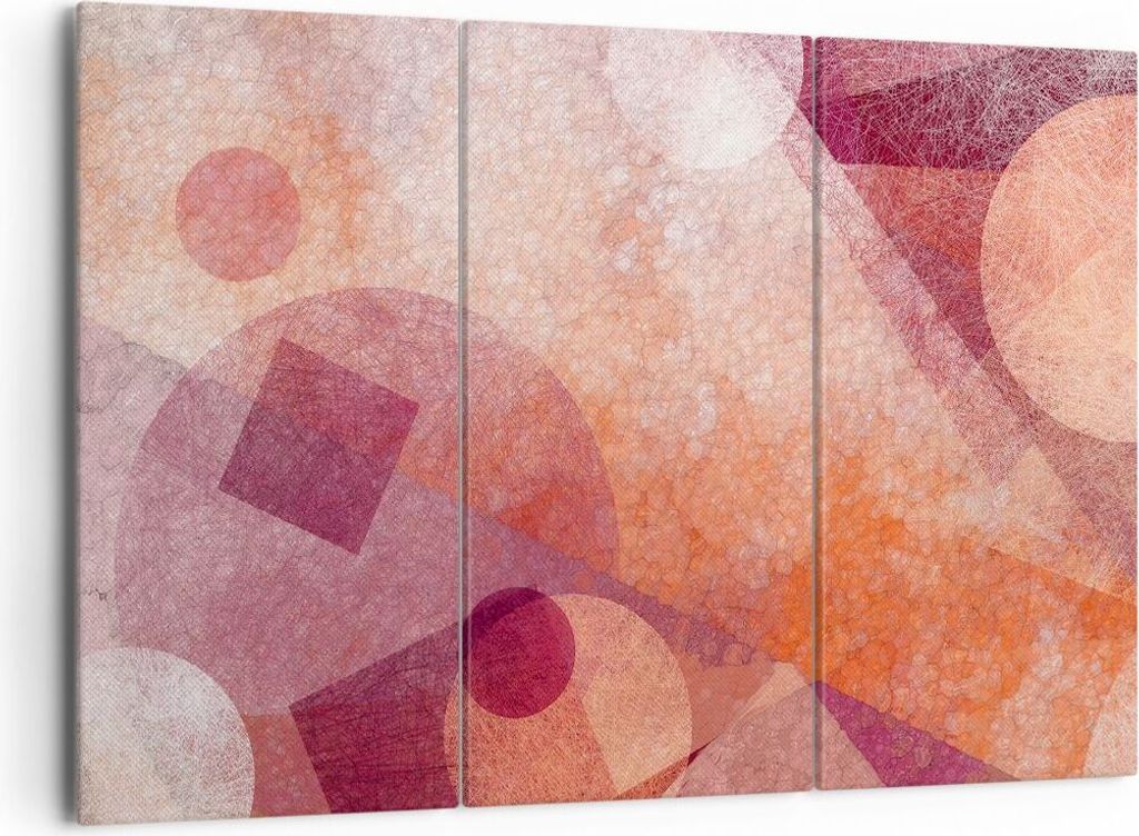 Bild auf Leinwand - Leinwandbild - Abstraktion modern - 165x110cm - Wand Bild - Wanddeko - Leinwanddruck - Bilder - Kunstdruck - Wanddekoration - L...
