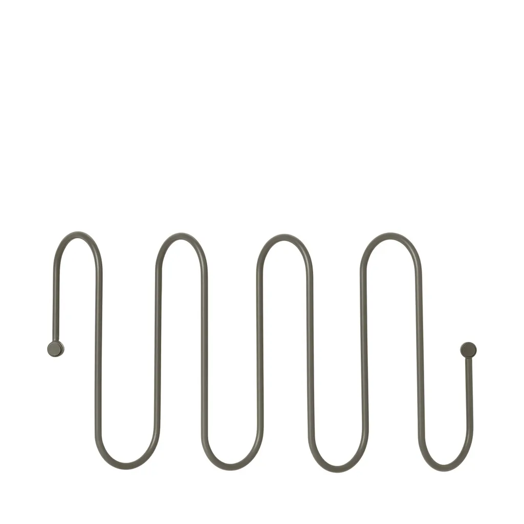 Patère Murale Design en Acier Gris Steel Gray Blomus CURL Moderne