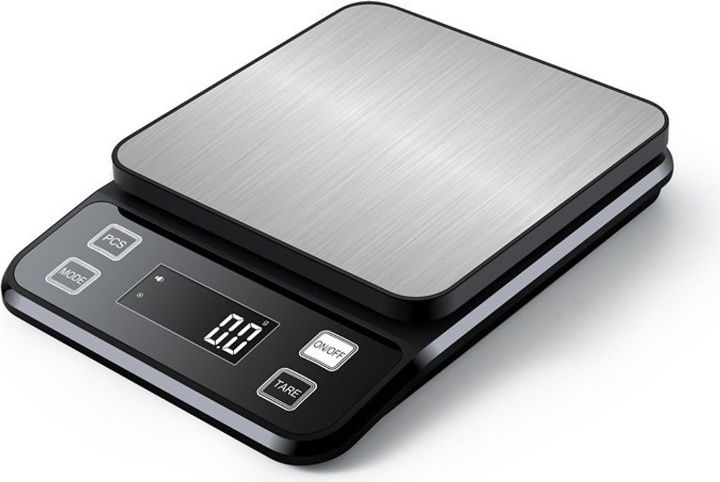 INF Digitale Küchenwaage - Wasserdicht & Genau 3kg/0,1g