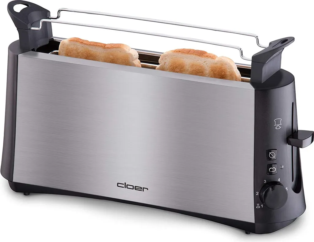 Grille-pain fentes longues Cloer 3810 pour baguettes et tartines XXL