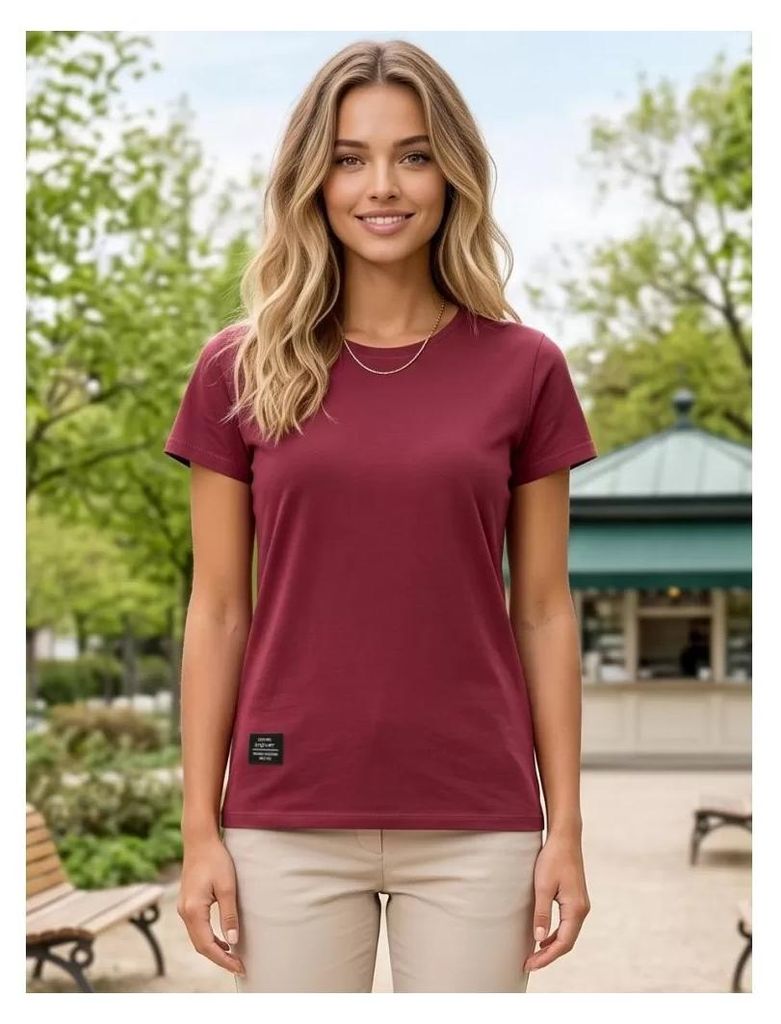 Damen-T-Shirt ALTISPORT NP/ALWST26001 BURGUND Größe: XL Produktbild 