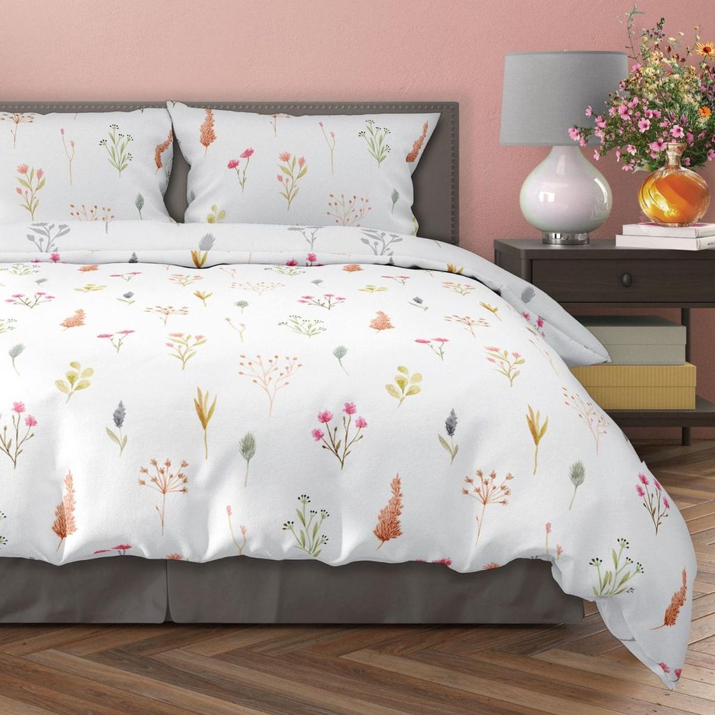 Bettwäsche 220x200+ 2x 70x80 100% Baumwollsatin Bettgarnitur Bettbezug (Milagro Verde 022)