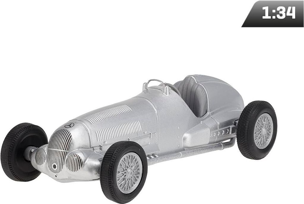 Modell 1:34, Mercedes-Benz W125 1937, silber Produktbild 