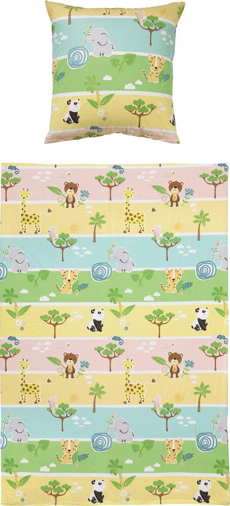 Erwin Müller Kinder-Bettwäsche bunt 1x 135x200 cm + 1x 80x80 cm