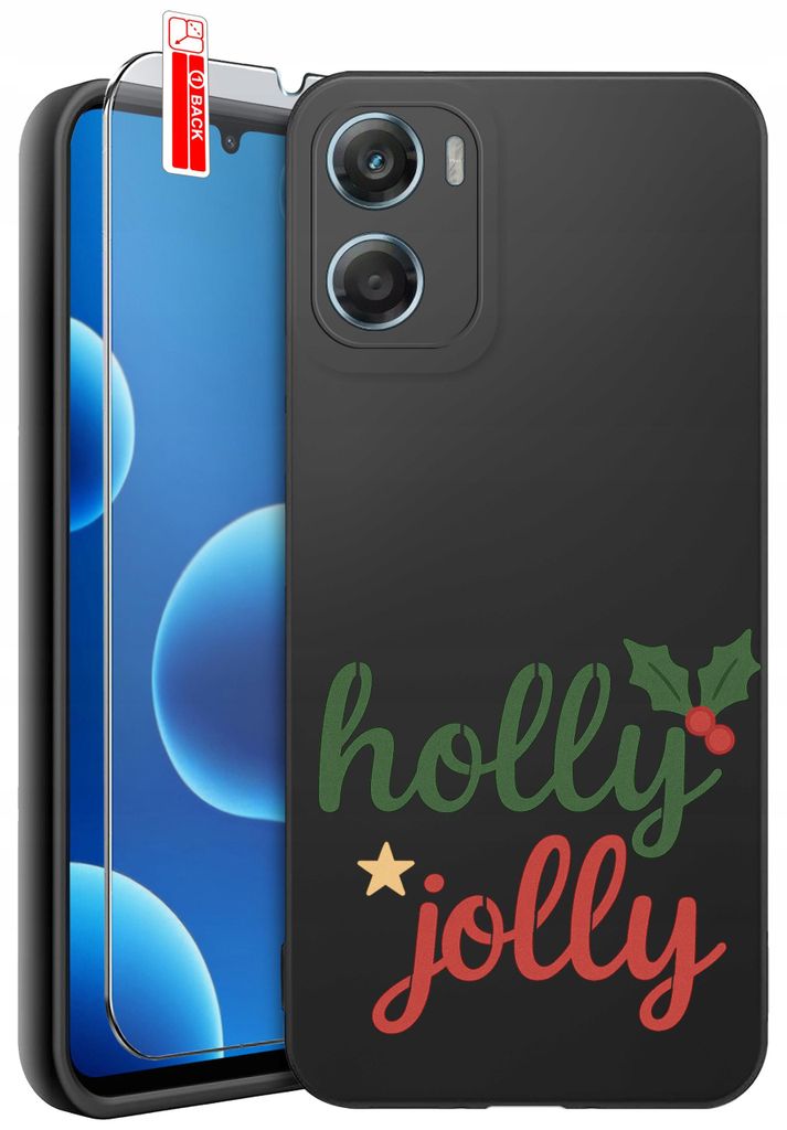 Hülle für Motorola G06 | G06 Power-Designs | Mattes Silikonetui + 9H-Glas