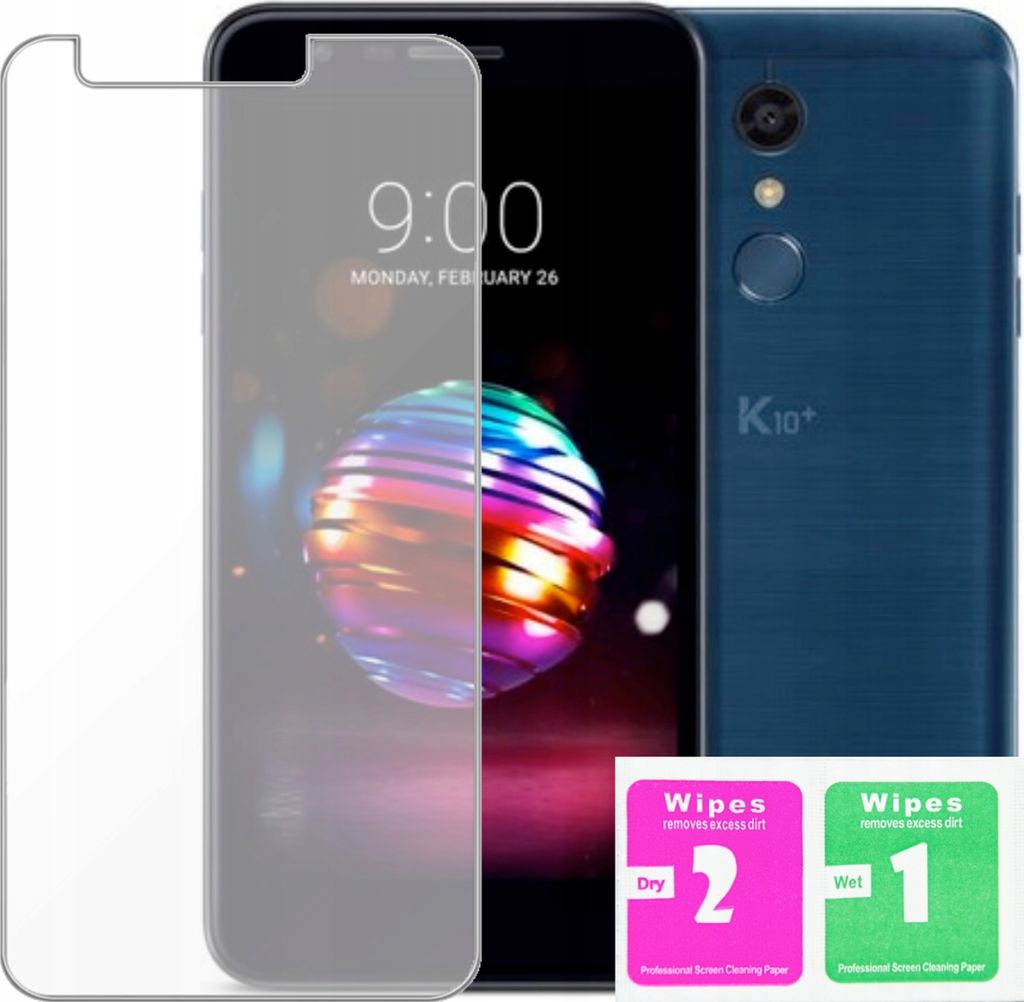 Glas für LG K10 2018 Panzerglas Panzerfolie Schutzglasfolie Displayschutzglas Echt Glas Schutz Folie Display Glasfolie 9H HELLOCASE