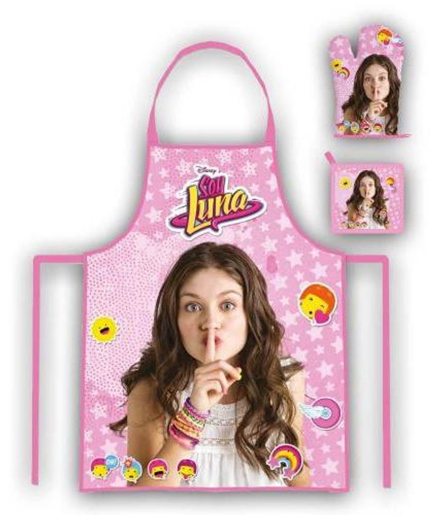 Kinderschürze mit Küchenhandschuh Soy Luna Produktbild 