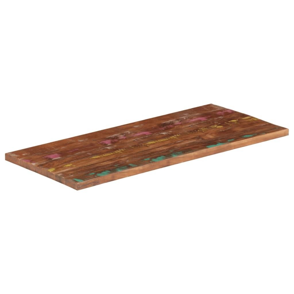 "2026 MODERNE" Tischplatte 100x50x3,8 cm Rechteckig Altholz Massiv - Tischplatten CC2348757
