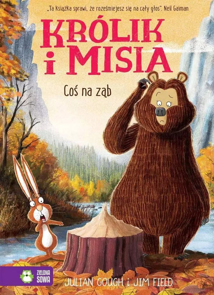 Hase und Bär. Etwas zu essen