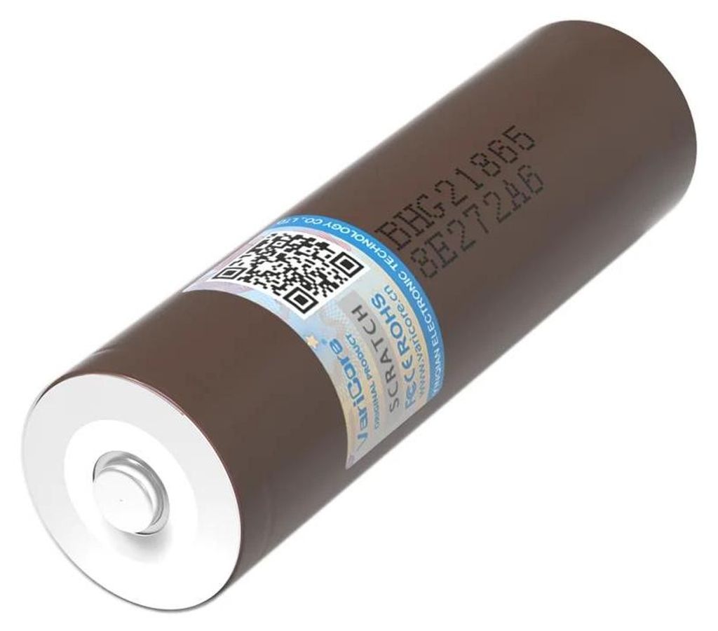 18650 Li-Ion Akku - HG2-18650 - 3,7V 3000mAh - Hochstrom 20A - Wiederaufladbar für Taschenlampe, Heimenergie - 15er Pack