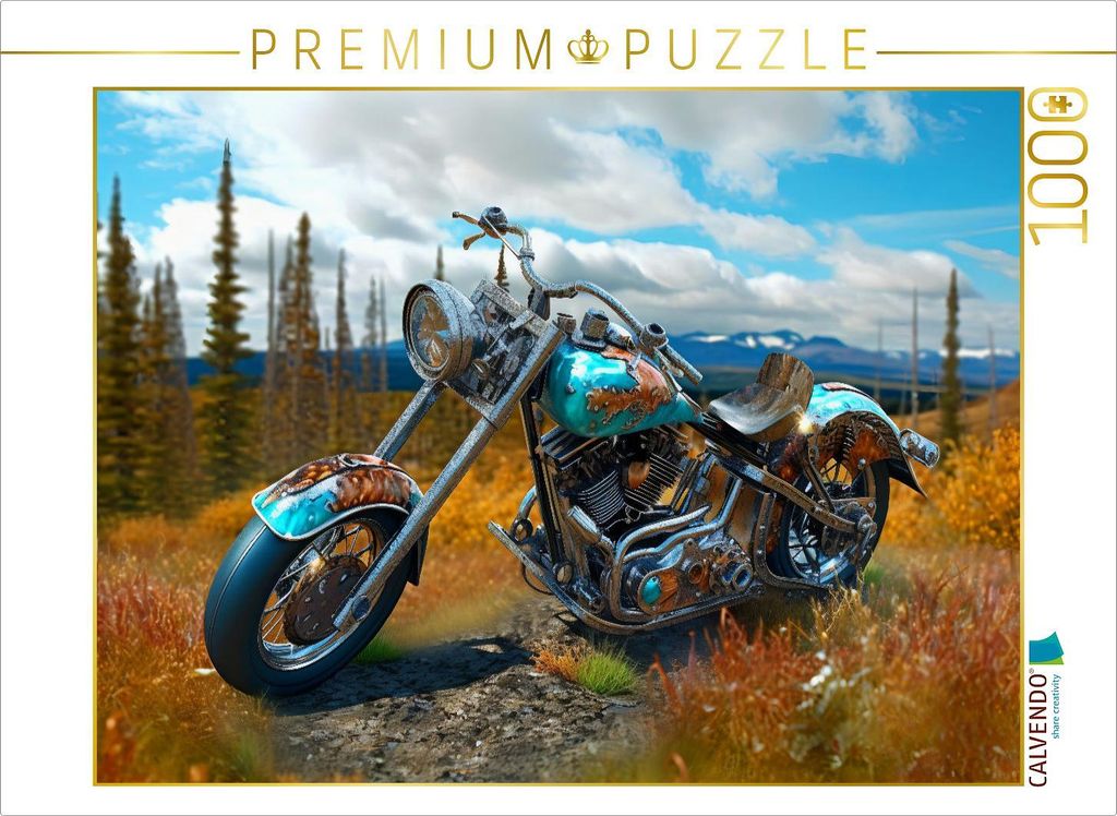 CALVENDO Puzzle Unterwegs im Klondike | 1000 Teile Lege-Größe 64x48cm Foto-Puzzle für glückliche Stunden