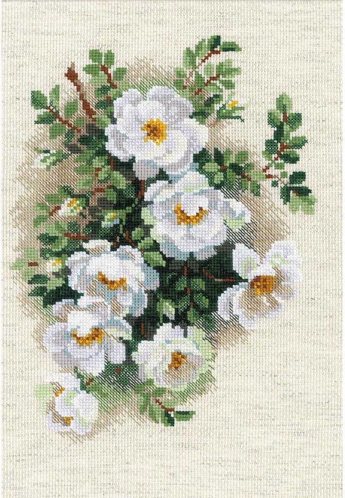 Riolis Stickbild-Set "Dornstrauch" Kreuzstich nach Zählmuster, Zählmuster