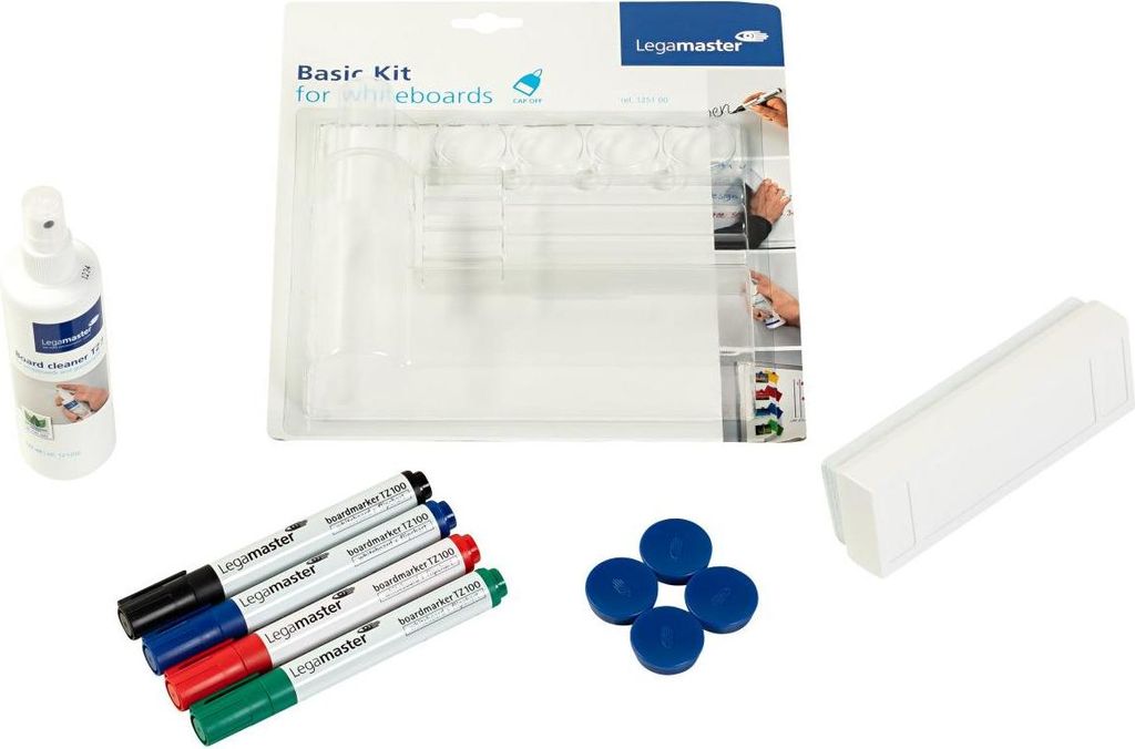 Legamaster Whiteboard Basis-Set 10-teilig, Zubehörset, Produktbild 