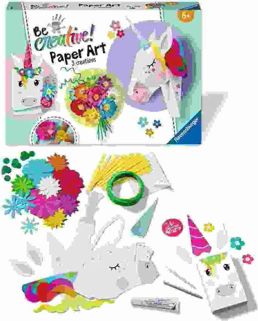 Kit Créatif Papier 3D Ravensburger BeCreative avec Planches prédécoupées - 4