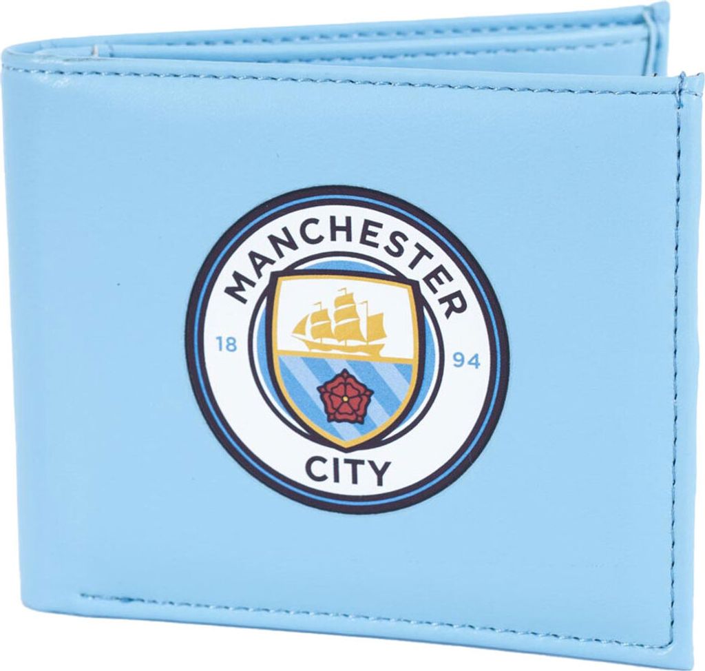 Manchester City FC - PolyurethanBrieftasche Wappen TA12508 (Einheitsgröße) (Himmelblau/Weiß)