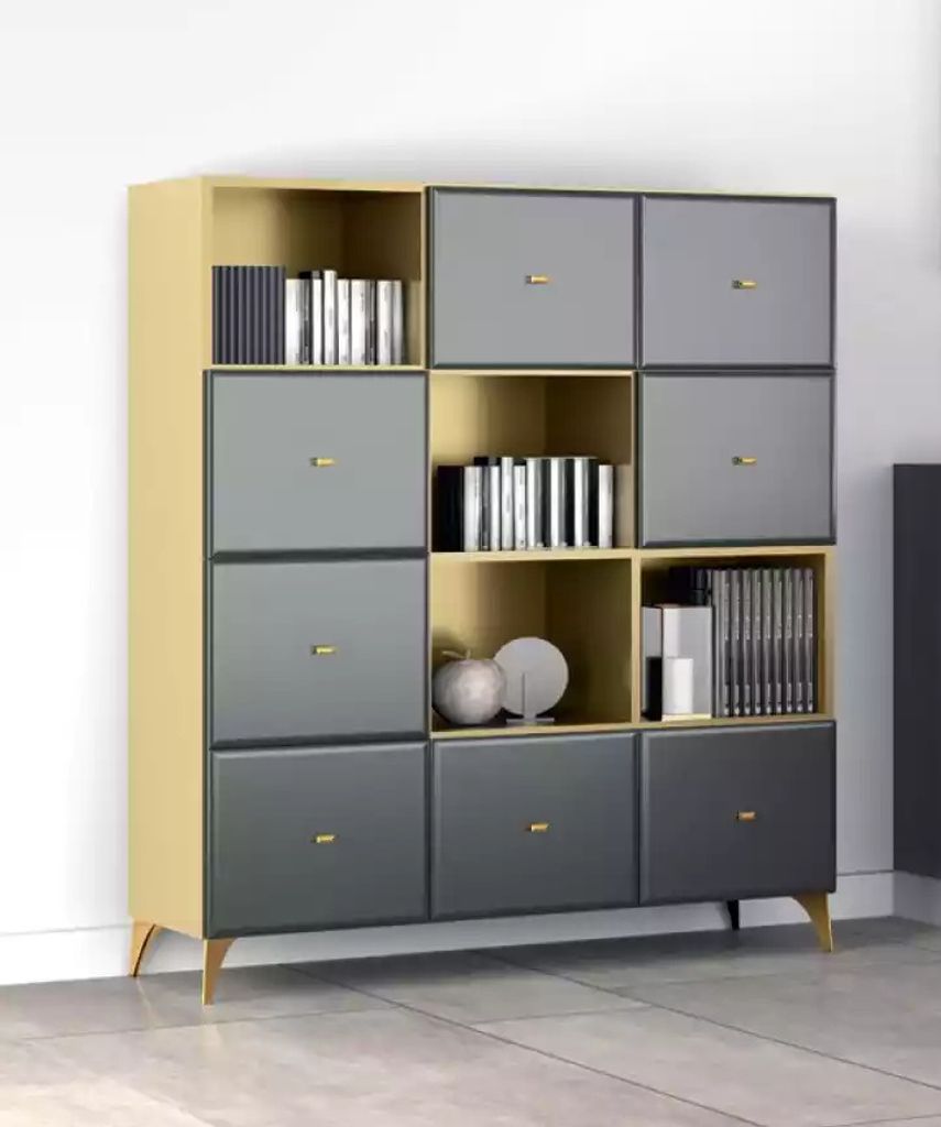 Schrank Bücherregal Standregal Raumteiler Fächer Regal Aktenschrank Regal