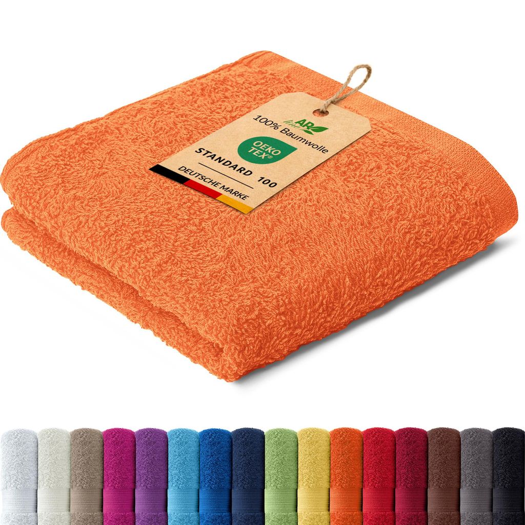 AR Line ARIZONA Handtuch-Serie – 500 g/m² Frottier in 9 Größen verfügbar, Größe: Seiftuch 30x30 cm, Farbe: Terra
