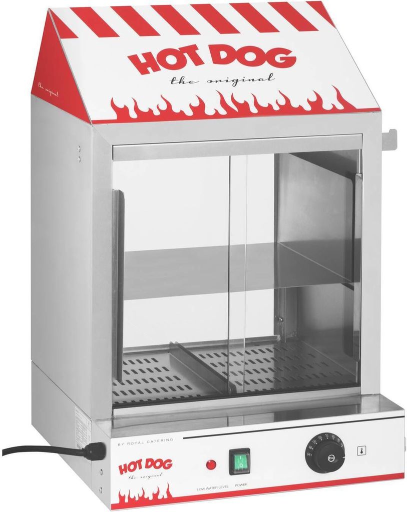 Royal Catering Hot Dog Steamer - 2000 W Produktbild 3